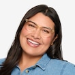 Nala Clear Melon AcetateEyeglass Frames for Women from EyeBuyDirect