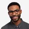States Navy & Red AcetateEyeglass Frames for Men from EyeBuyDirect