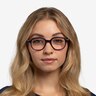 States Navy & Red AcetateEyeglass Frames for Women from EyeBuyDirect