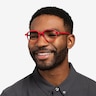 States Red & Navy AcetateEyeglass Frames for Men from EyeBuyDirect