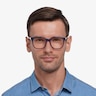 Firework Navy & Red AcetateEyeglass Frames for Men from EyeBuyDirect