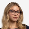 Tradition Navy & Red AcetateEyeglass Frames for Women from EyeBuyDirect