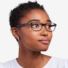 Kedah Black AcetateEyeglass Frames for Women from EyeBuyDirect