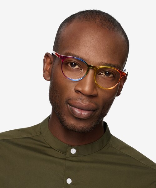 Rainbow Arc-en-ciel PlastiqueMontures de lunettes de vue pour Hommes d'EyeBuyDirect