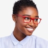 Equality Red AcetateEyeglass Frames for Women from EyeBuyDirect