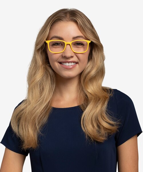 Equality Yellow AcetateEyeglass Frames for Women from EyeBuyDirect