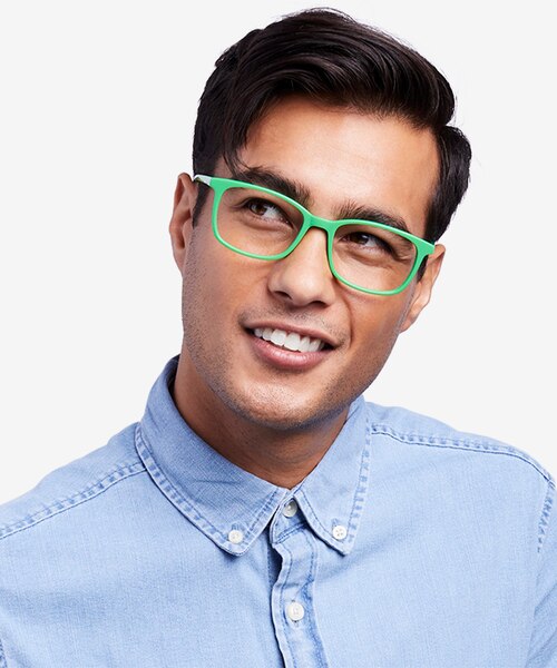 Equality Green AcetateEyeglass Frames for Men from EyeBuyDirect