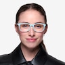 Equality Blue AcetateEyeglass Frames for Women from EyeBuyDirect