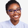 Equality Navy AcetateEyeglass Frames for Women from EyeBuyDirect