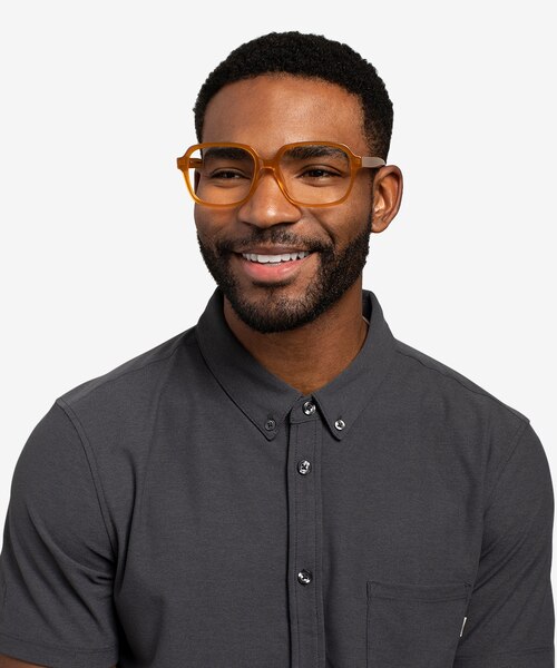 Tompkins Mellow Yellow AcetateEyeglass Frames for Men from EyeBuyDirect
