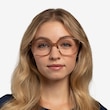 Tompkins Clear Brown AcetateEyeglass Frames for Women from EyeBuyDirect