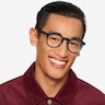 Mikoto Teal AcetateEyeglass Frames for Men from EyeBuyDirect