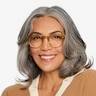 Mikoto Light Brown AcetateEyeglass Frames for Women from EyeBuyDirect