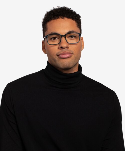 Rafferty Teal AcetateEyeglass Frames for Men from EyeBuyDirect