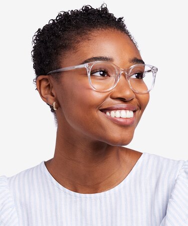 Clear Greta -  Acetate Eyeglasses
