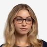 Pochi Tortoise AcetateEyeglass Frames for Women from EyeBuyDirect