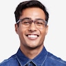 Pochi Gray AcetateEyeglass Frames for Men from EyeBuyDirect