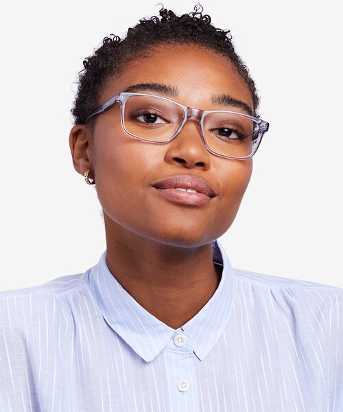 Pochi Gray AcetateEyeglass Frames for Women from EyeBuyDirect
