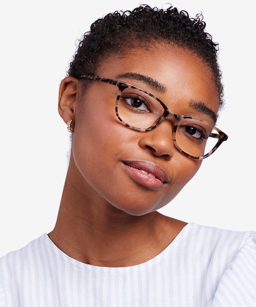 Lena Ivory Tortoise AcetateEyeglass Frames for Women from EyeBuyDirect