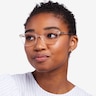 Lena Clear Beige AcetateEyeglass Frames for Women from EyeBuyDirect