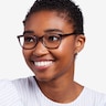 Lena Léopard AcétateMontures de lunettes de vue pour Femmes d'EyeBuyDirect