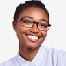 Vista Brown Tortoise AcetateEyeglass Frames for Women from EyeBuyDirect