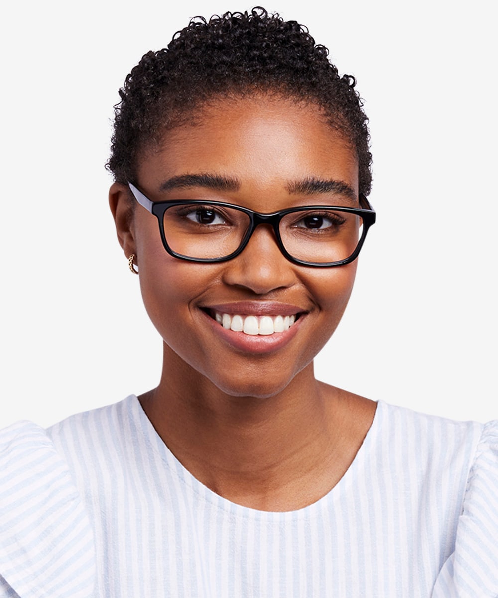 Black women's eyeglasses on sale