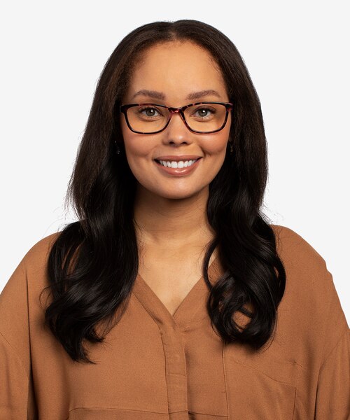 Marion Pink Tortoise AcetateEyeglass Frames for Women from EyeBuyDirect