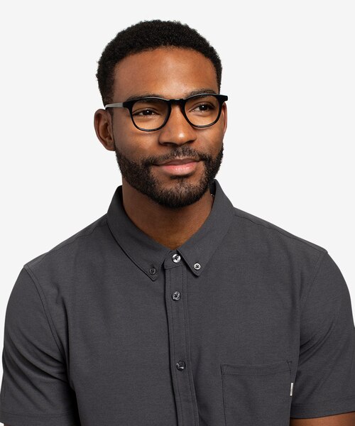 Alastor Black AcetateEyeglass Frames for Men from EyeBuyDirect