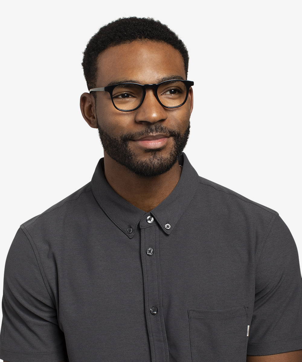 Alastor Round Black Full Rim Eyeglasses | Eyebuydirect