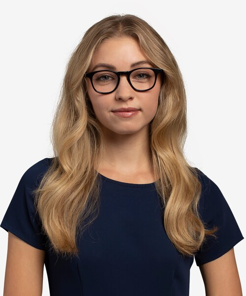 Alastor Black AcetateEyeglass Frames for Women from EyeBuyDirect