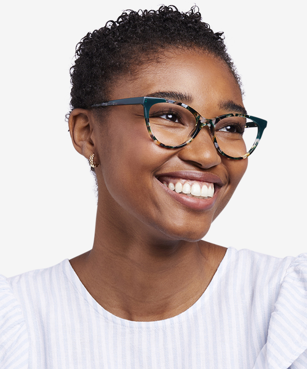 Dorset Cat Eye Green Tortoise Glasses for Women Eyebuydirect Canada