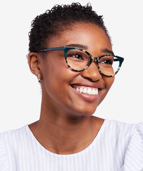Dorset Green Tortoise AcetateEyeglass Frames for Women from EyeBuyDirect