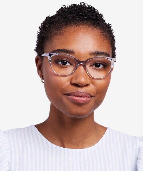 Dorset Clear Tortoise AcetateEyeglass Frames for Women from EyeBuyDirect