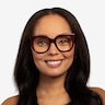 Unique Burgundy & Black AcetateEyeglass Frames for Women from EyeBuyDirect