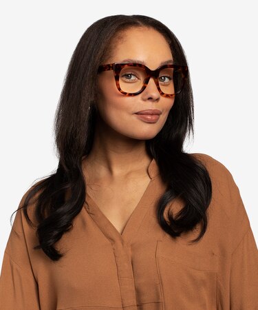 Tortoise Unique -  Fashion Acetate Eyeglasses