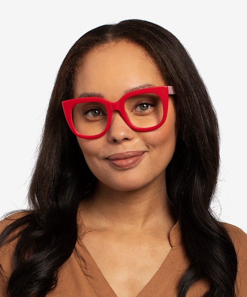 Unique Red & Pink AcetateEyeglass Frames for Women from EyeBuyDirect