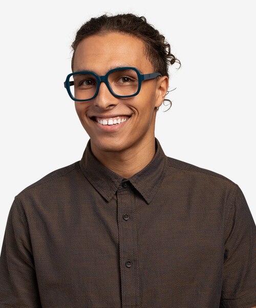 Renee Teal AcetateEyeglass Frames for Men from EyeBuyDirect