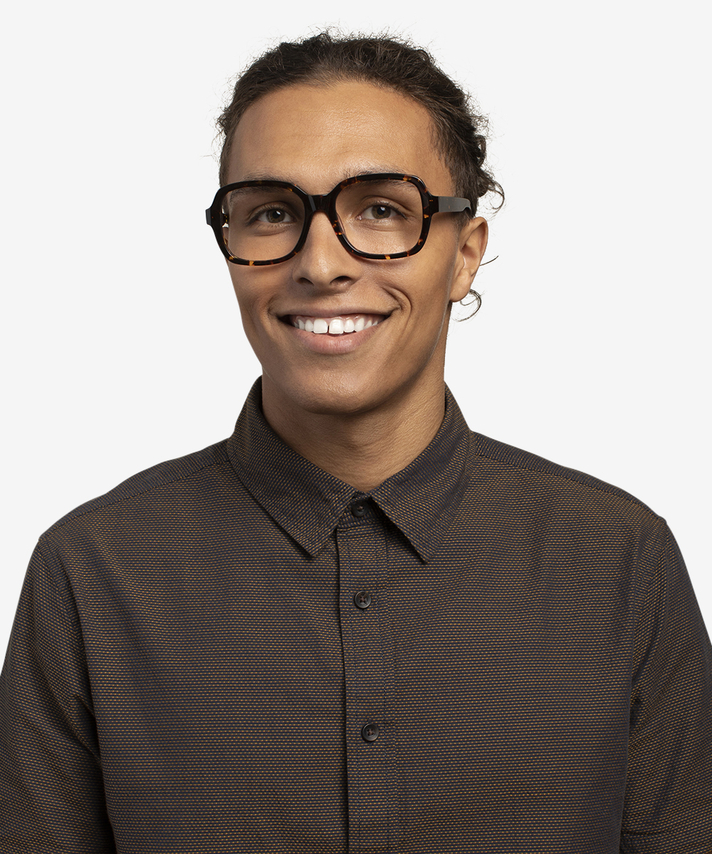 Renee Rectangle Tortoise Full Rim Eyeglasses | Eyebuydirect