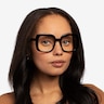 Heather Noir AcétateMontures de lunettes de vue pour Femmes d'EyeBuyDirect
