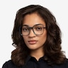 Sixto Teal AcetateEyeglass Frames for Women from EyeBuyDirect