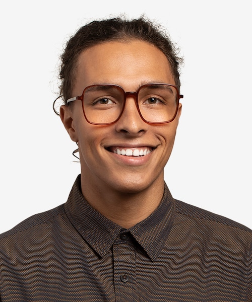 Sixto Coffee AcetateEyeglass Frames for Men from EyeBuyDirect