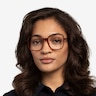 Sixto Coffee AcetateEyeglass Frames for Women from EyeBuyDirect