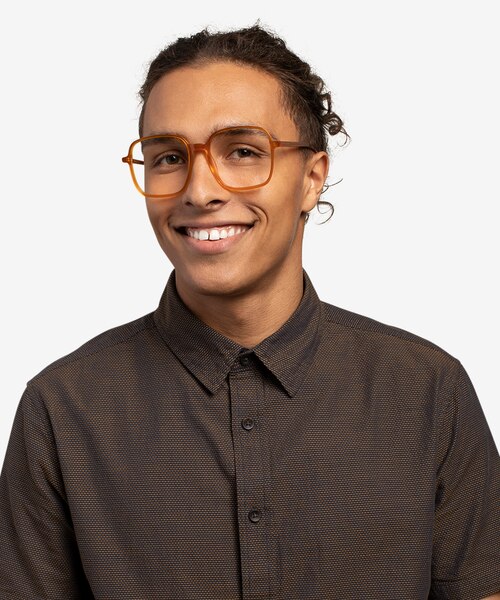 Sixto Mellow Yellow AcetateEyeglass Frames for Men from EyeBuyDirect