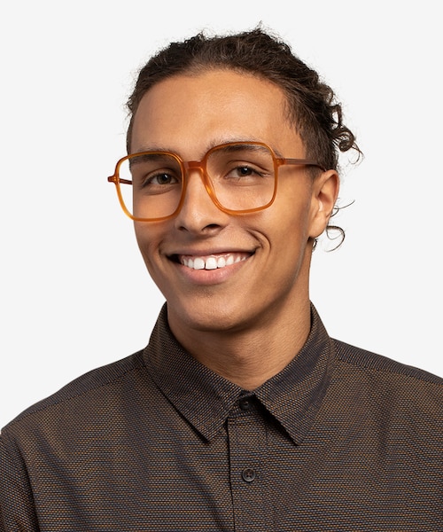 Sixto Mellow Yellow AcetateEyeglass Frames for Men from EyeBuyDirect