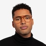 Russell Mellow Yellow AcetateEyeglass Frames for Men from EyeBuyDirect