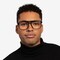 Russell Noir Acétate Montures de lunettes de vue pour Hommes d'EyeBuyDirect