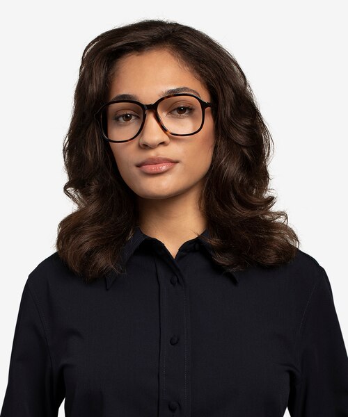 Randy Tortoise AcetateEyeglass Frames for Women from EyeBuyDirect