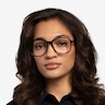 Randy Tortoise AcetateEyeglass Frames for Women from EyeBuyDirect