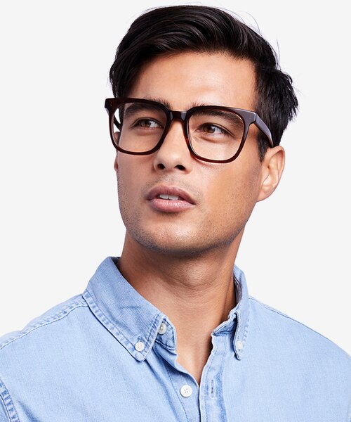 Kenneth Coffee AcetateEyeglass Frames for Men from EyeBuyDirect